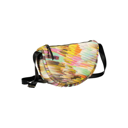 Desigual Giallo Polyester Woman Shoulder Bag 1728,67403481248,Bags,Desigual,New with tags,Shoulder Bags - Bags,Women,Yellow