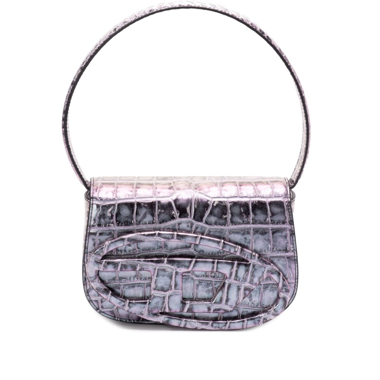 Front view with bag zipped and handles upright.