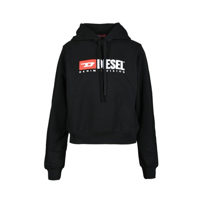 Diesel Black Cotton Hoodie