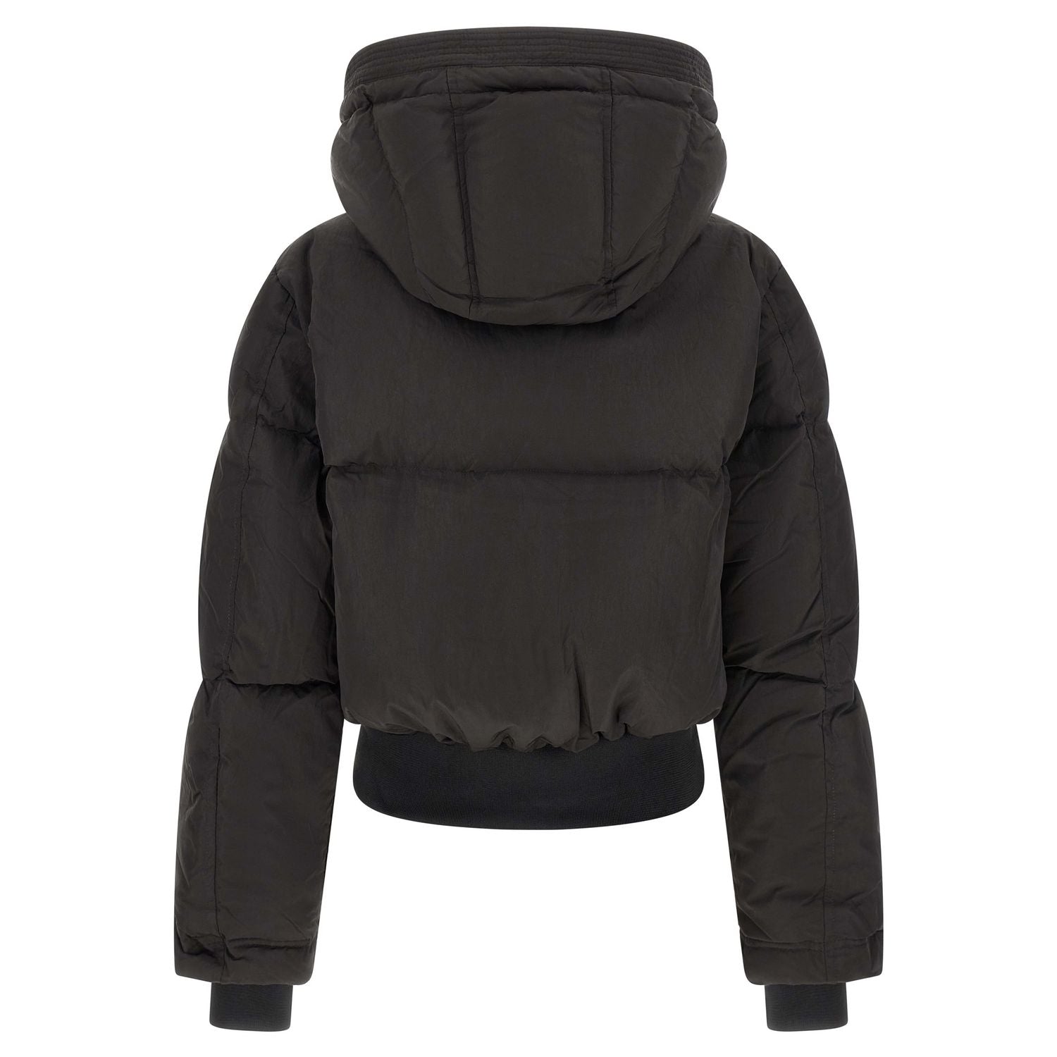 Diesel Black Polyamide Full-Length Jacket