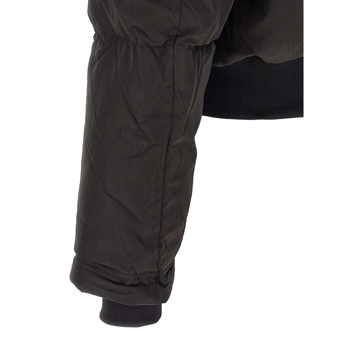 Diesel Black Polyamide Full-Length Jacket