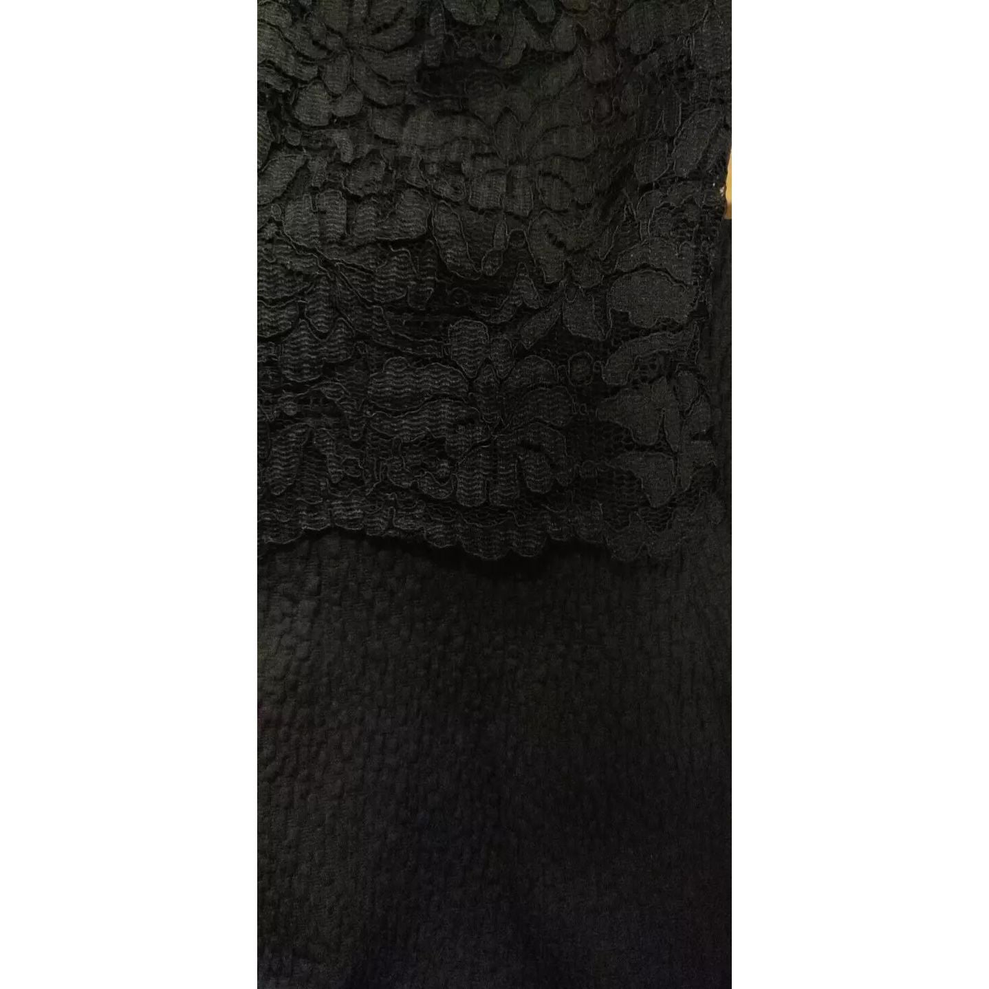 Dolce & Gabbana Black Lace Gown Bodycon Sheath STAFF Dress
