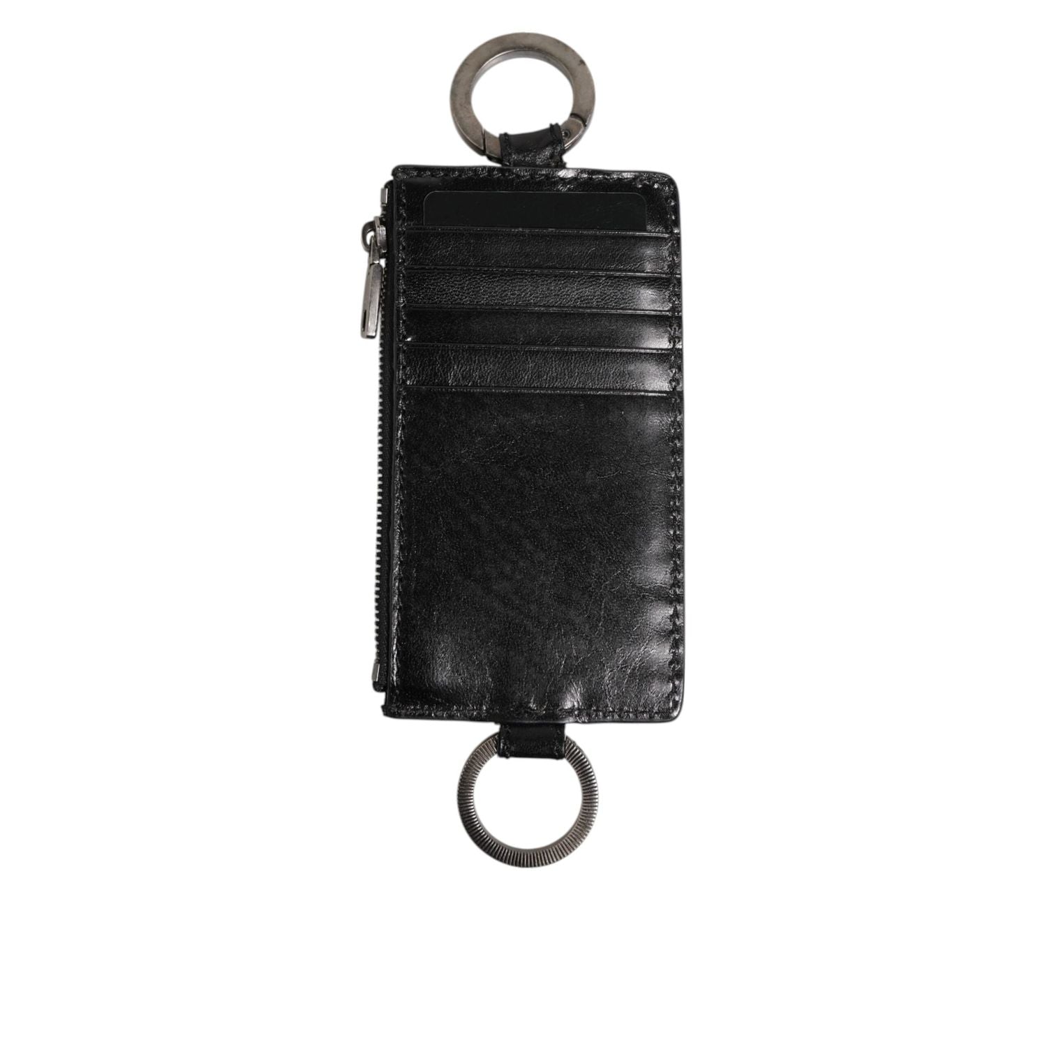 Front view with bag zipped and handles upright.