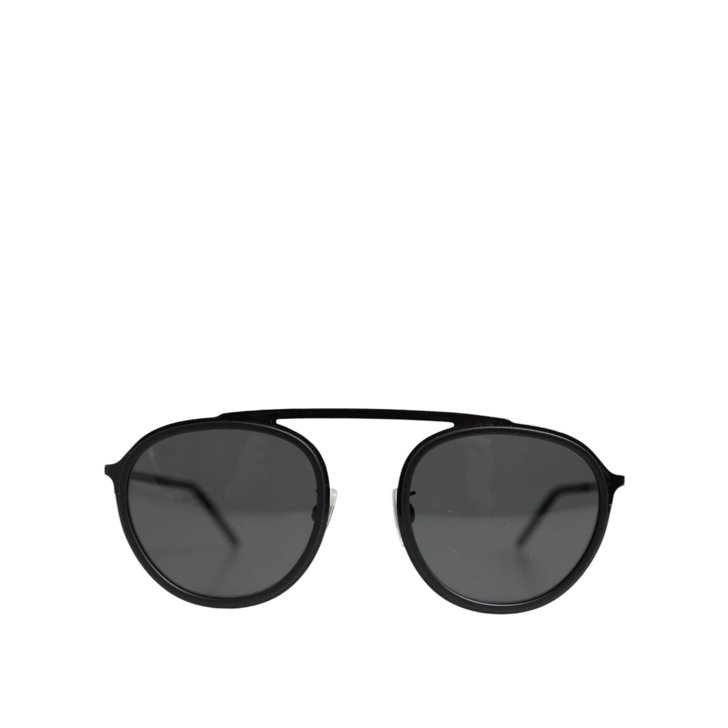 Dolce & Gabbana Black Metal Frame Round DG2276 Eyewear Shades Sunglasses