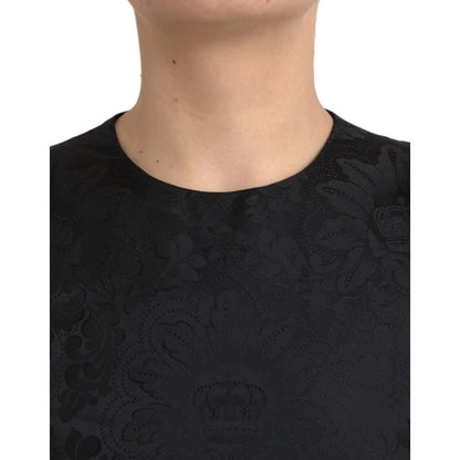 Dolce & Gabbana Black Sleeveless Bodycon A-line Mini Dress