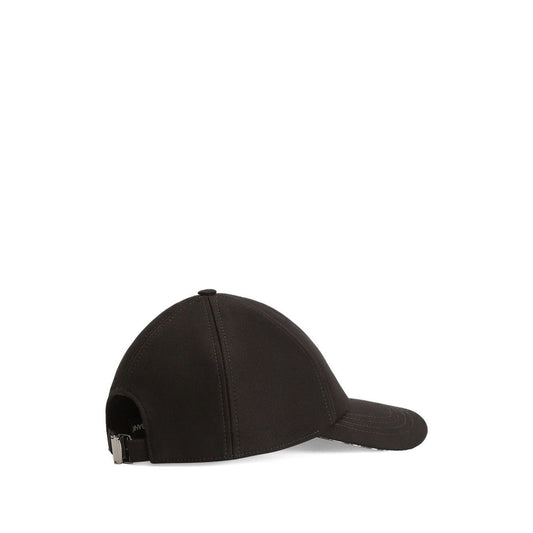 Dolce & Gabbana Cotton baseball cap with black tonal stitching, curved brim, and adjustable strap.