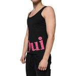 Dolce & Gabbana Black Cotton Tank Sleeveless Men T-shirt TSH83363-50