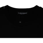 Dolce & Gabbana Black Crew Neck Short Sleeve T-shirt TSH87509-58
