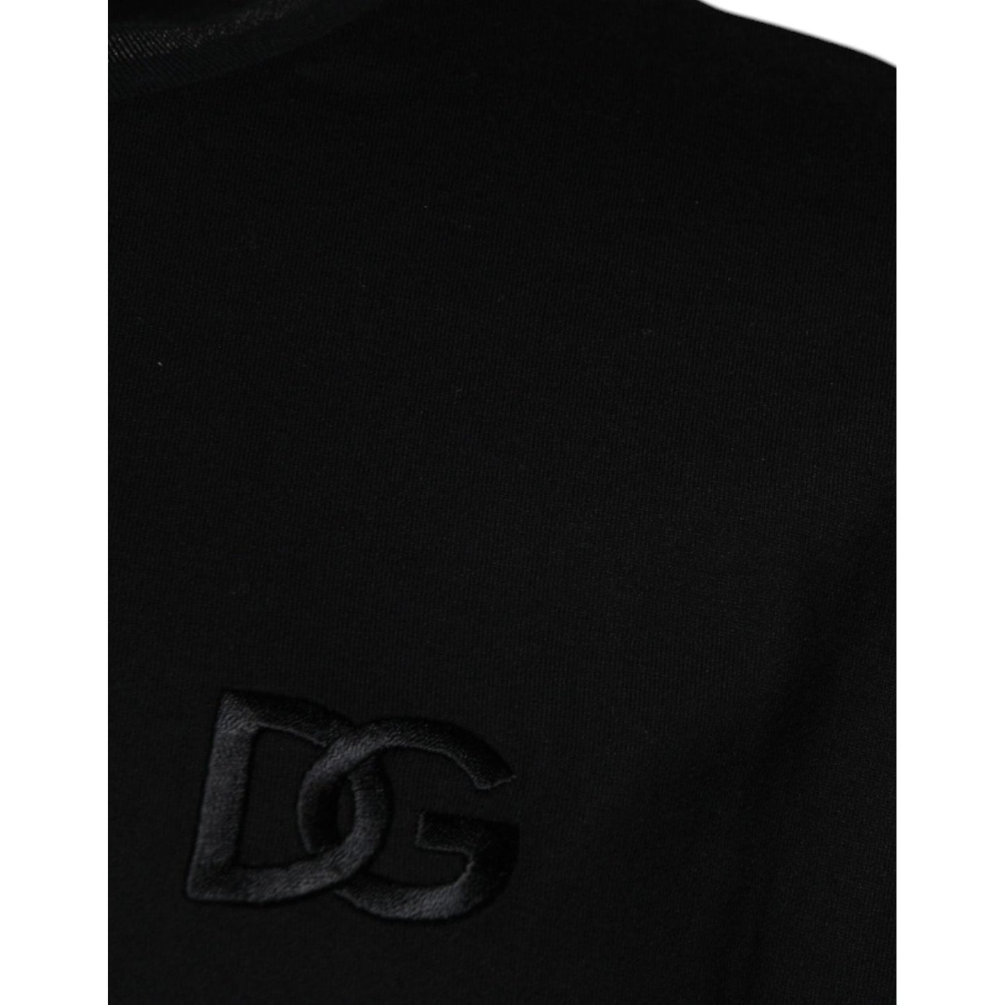Dolce & Gabbana Black Crew Neck Short Sleeve T-shirt TSH87510-56