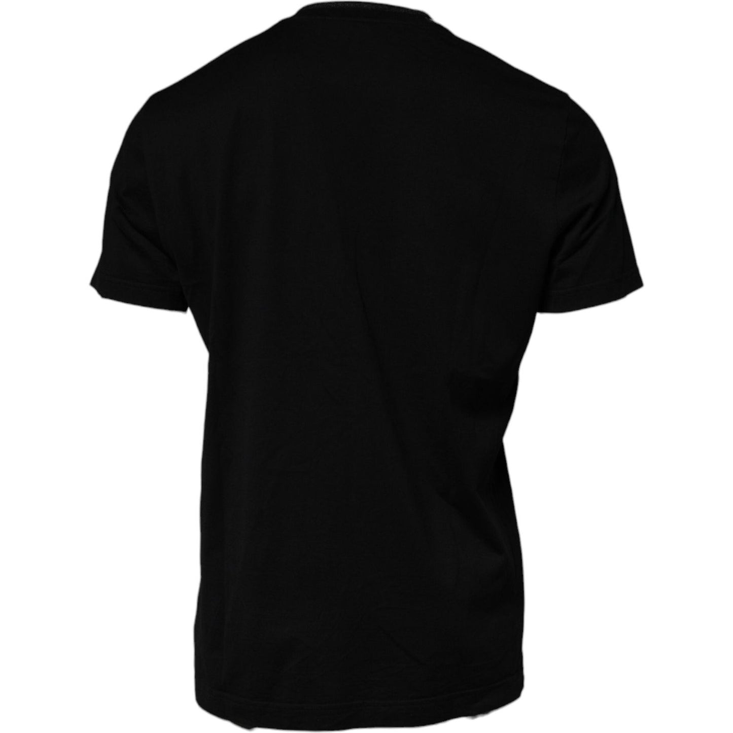 Dolce & Gabbana Black Crew Neck Short Sleeve T-shirt TSH87510-56