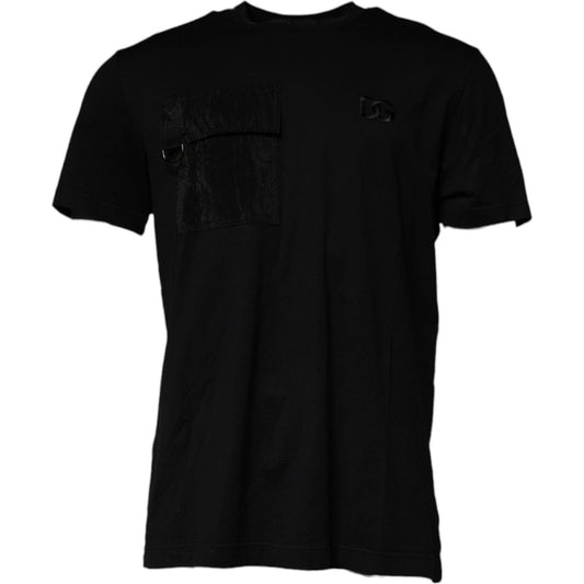Dolce & Gabbana Black Crew Neck Short Sleeve T-shirt TSH87510-56