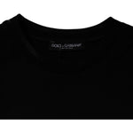 Dolce & Gabbana Black Crew Neck Short Sleeve T-shirt TSH87510-56