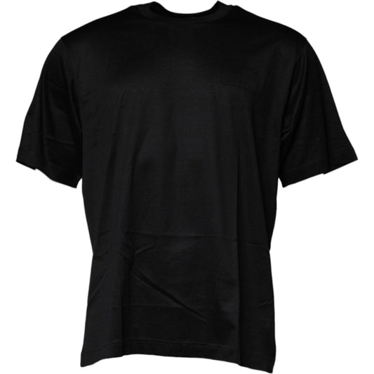 Dolce & Gabbana Black Crew Neck Short Sleeve T-shirt TSH87512-52
