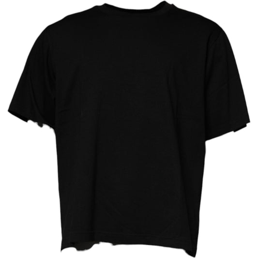 Dolce & Gabbana Black Crew Neck Short Sleeve T-shirt TSH87513-52
