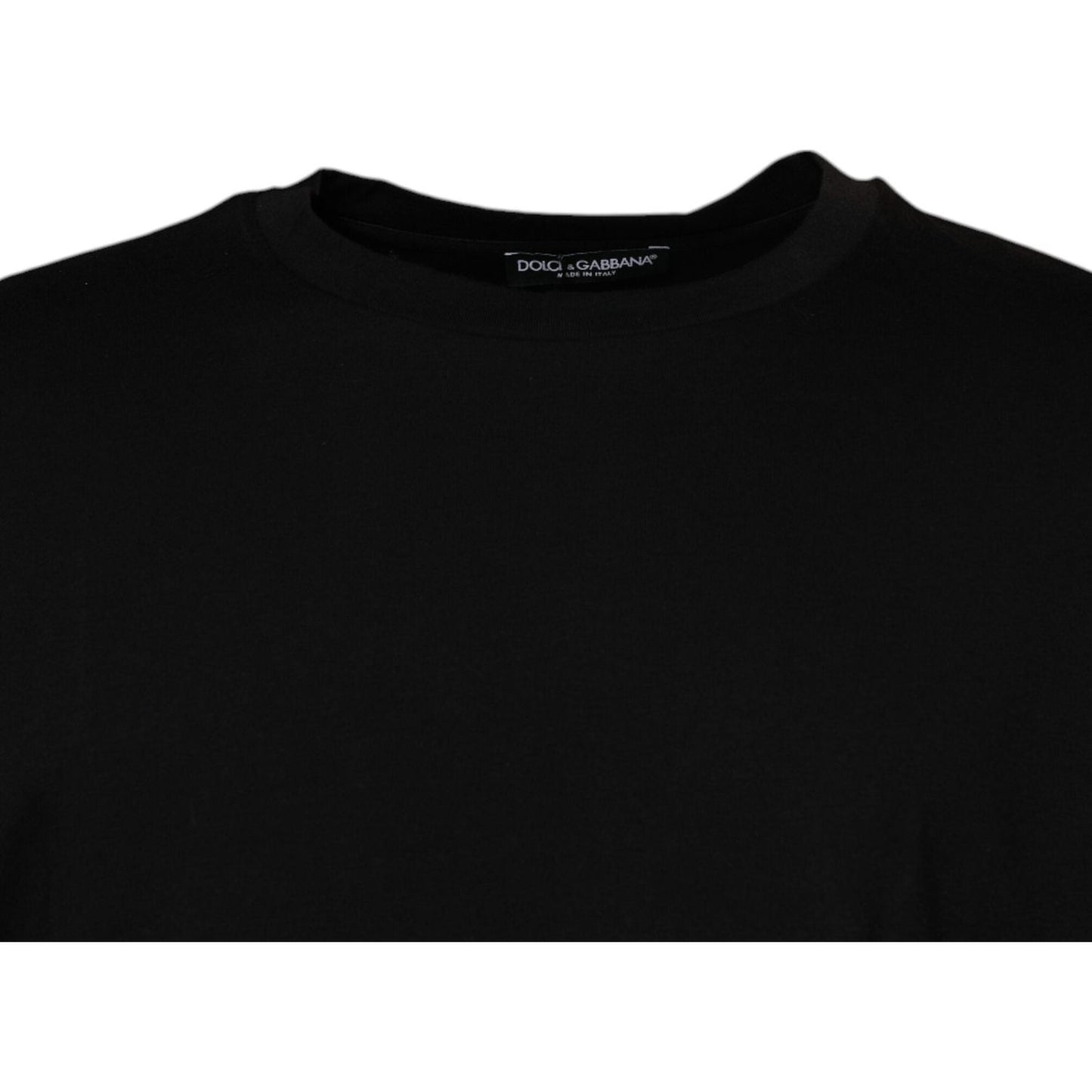 Dolce & Gabbana Black Crew Neck Short Sleeve T-shirt TSH87513-52