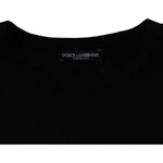 Dolce & Gabbana Black Crew Neck Short Sleeve T-shirt TSH87513-52