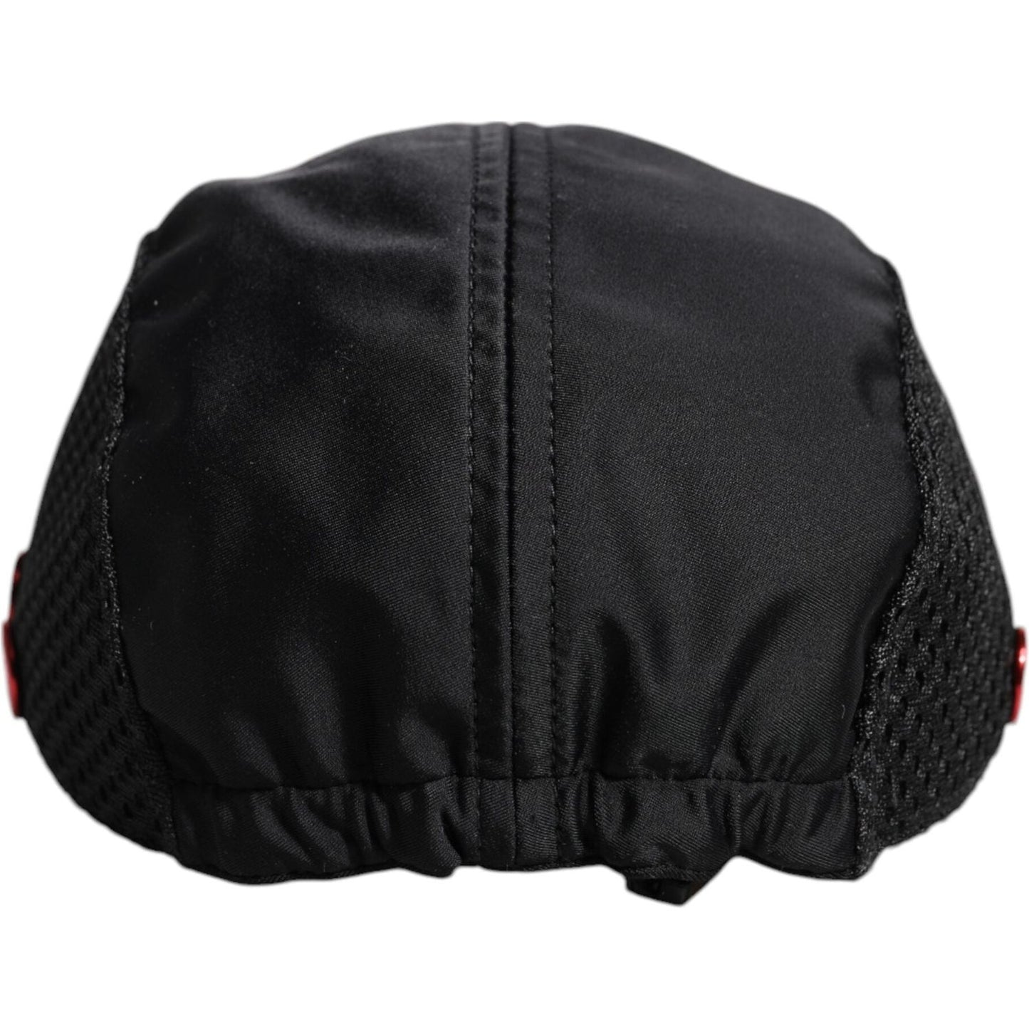 Dolce & Gabbana Black Nylon Logo 6 Panels Baseball Cap HAT9826-58