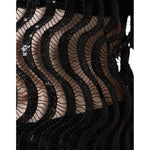 Dolce & Gabbana Black Sequin Sleeveless Tank Blouse Top TSH86677-42