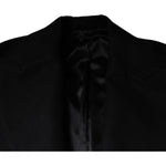 Dolce & Gabbana Black Wool Double Breasted Men Coat Jacket JKT4157-50