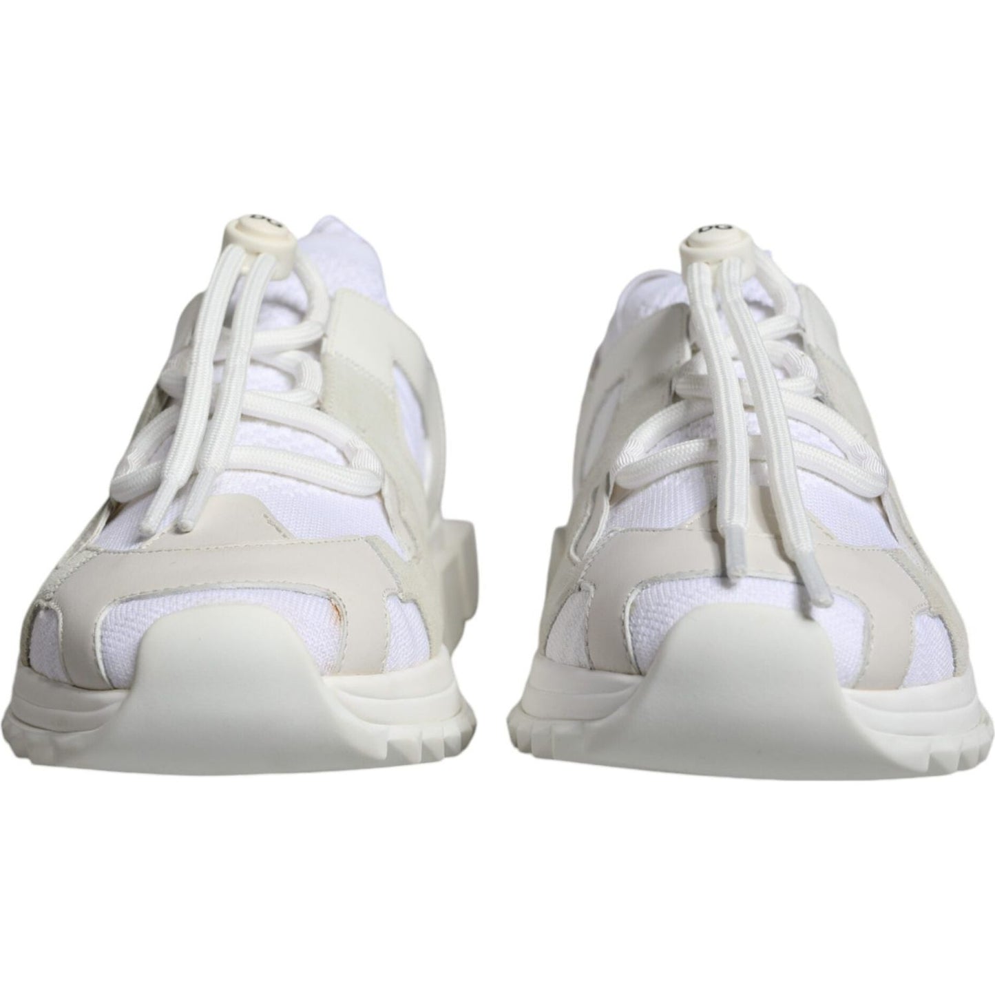 Dolce & Gabbana White Mesh Sorrento Trekking Sneakers Shoes MV6177-42