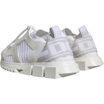Dolce & Gabbana White Mesh Sorrento Trekking Sneakers Shoes MV6177-42