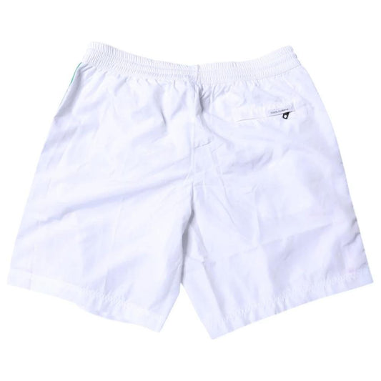 Dolce & Gabbana White Polyester Swimwear