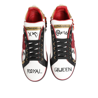 Dolce & Gabbana Multicolor Portofino Low Top Sneakers Shoes