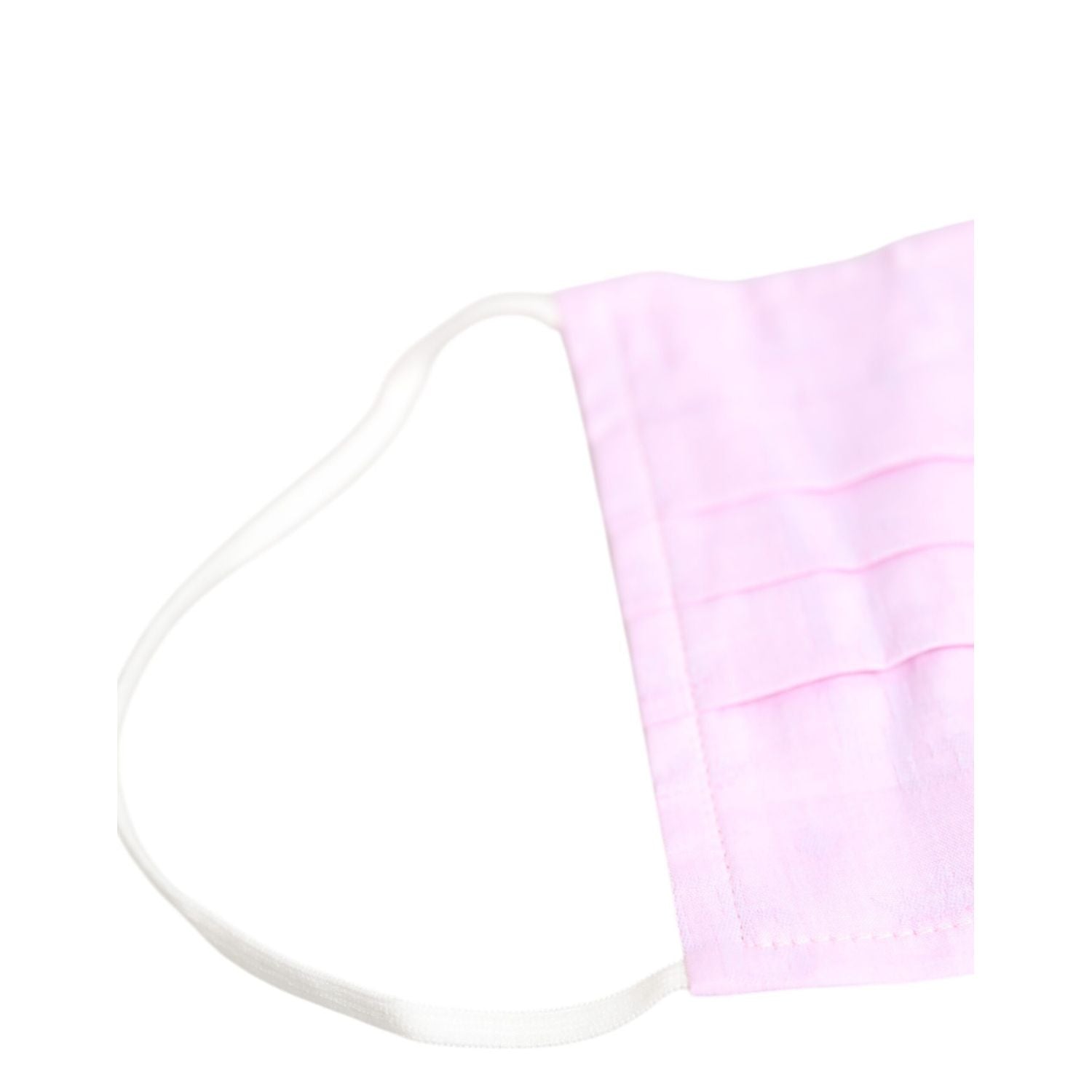 Dolce & Gabbana Pink Cotton Logo Elastic Ear Strap Face Mask