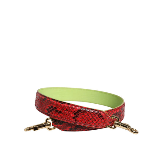 Dolce & Gabbana Red Exotic Leather Handbag Accessory Shoulder Strap 1728,67345645728,Bags,Dolce & Gabbana,Leather Accessories - Women - Bags,Material: 61% Python 39% Calf Leather,New with tags,Shoulder Straps - Bags,Women,Women - Bags