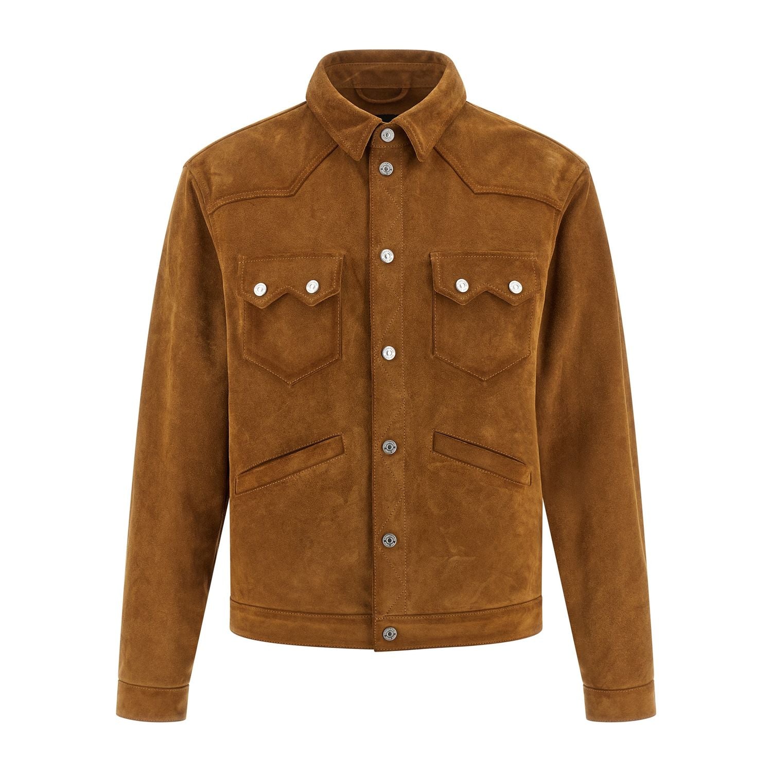 Dsquared² Beige Polyvinyl Leather Jacket