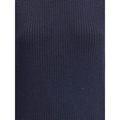 Ella Blue Merino Wool Sweater