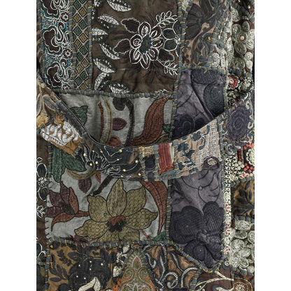 Ella Multicolor Cotton Clothing featuring patchwork and embroidery with elegant floral designs.