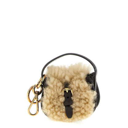 Etro Multicolor Calfskin Keychain