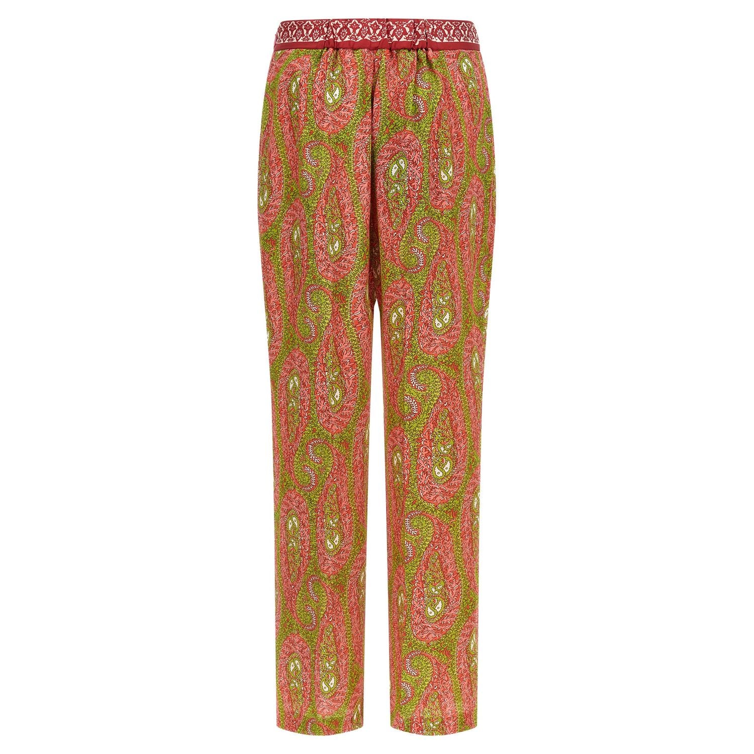 Etro Multicolor Polyester Pants