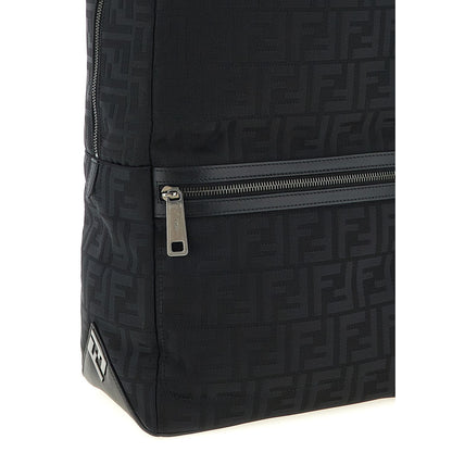 Fendi Black Polyamide Backpack