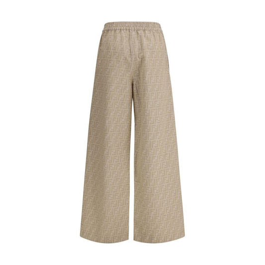 Fendi Chambray Pants 1728,38,40,72470364320,Beige,Clothing,Fendi,New with tags,Sweaters - Women - Clothing,Women,Women - Clothing Fendi FE-FLP869ASMFF1SAZ-38