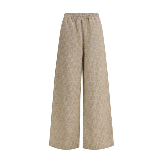 Fendi Chambray Pants 1728,38,40,72470364320,Beige,Clothing,Fendi,New with tags,Sweaters - Women - Clothing,Women,Women - Clothing Fendi FE-FLP869ASMFF1SAZ-38