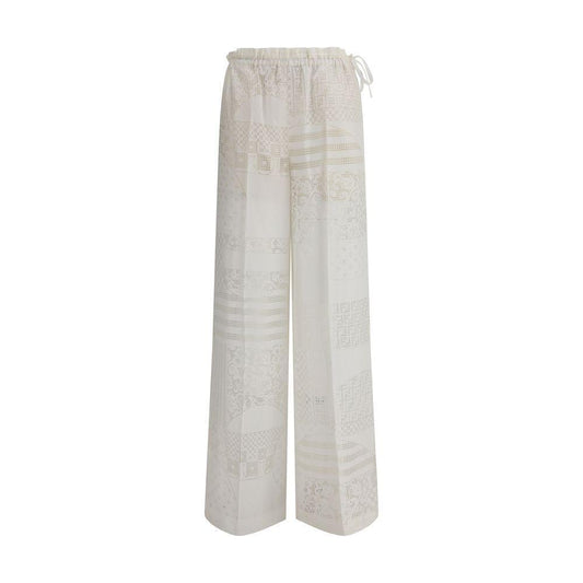 Fendi Patchwork Devo Pants 1728,40,72470364320,Clothing,Cream,Fendi,New with tags,Sweaters - Women - Clothing,Women,Women - Clothing Fendi FE-FR6646AUJXF0ZNM-40
