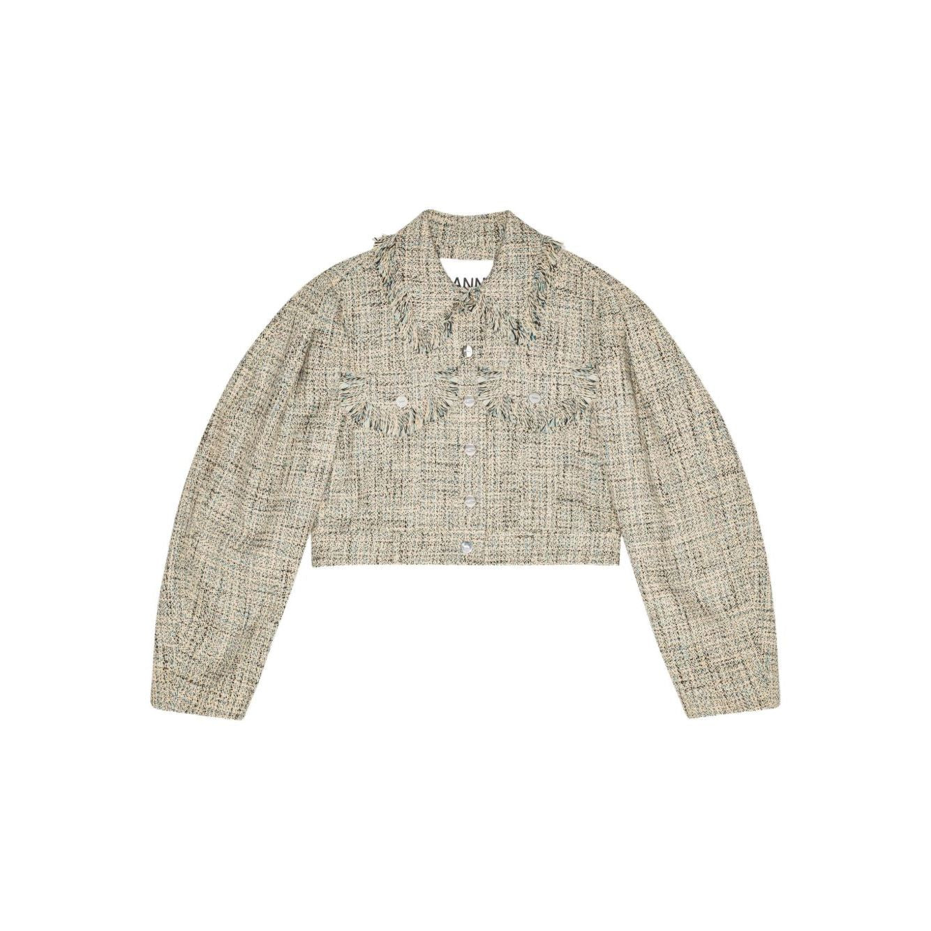 GANNI Jackets Beige