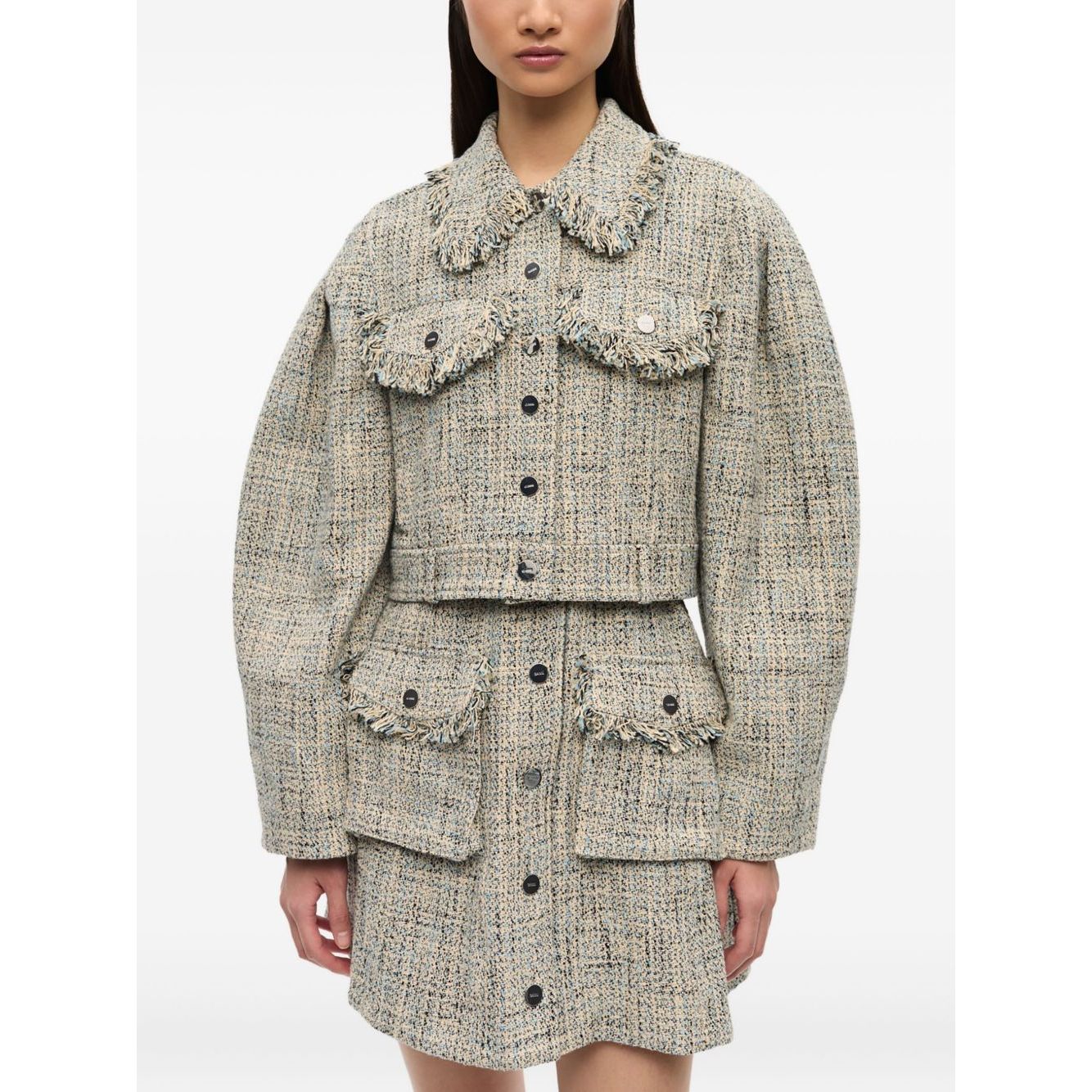 GANNI Jackets Beige