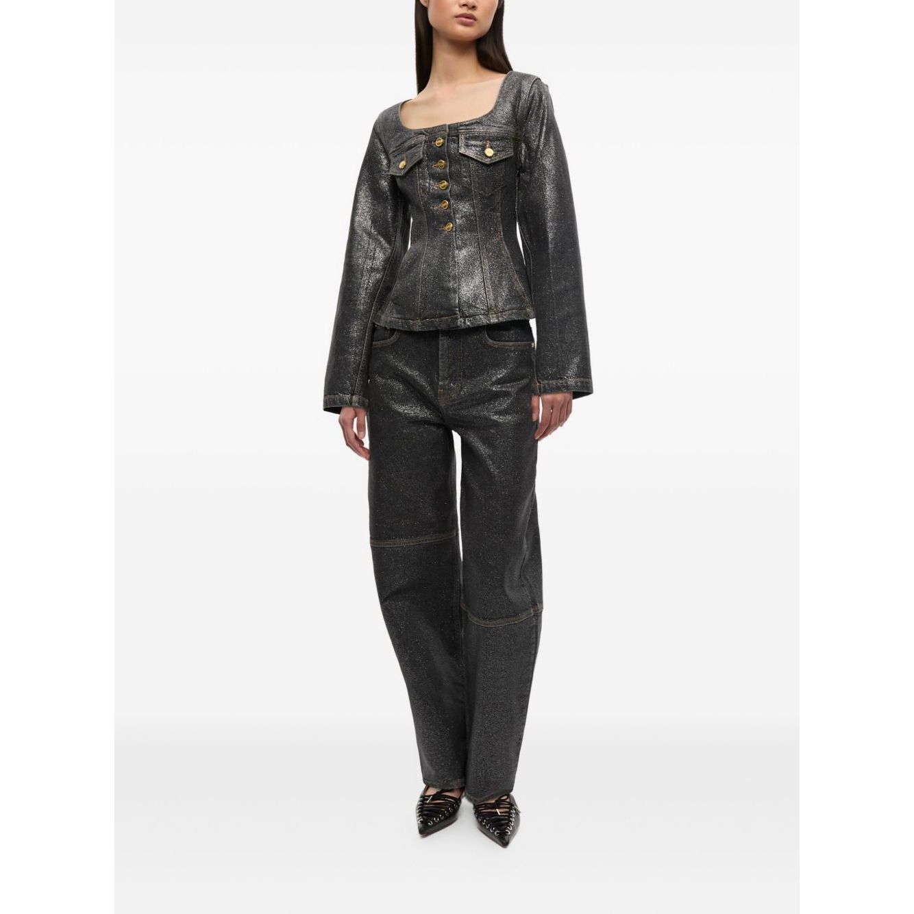 GANNI Jackets Black