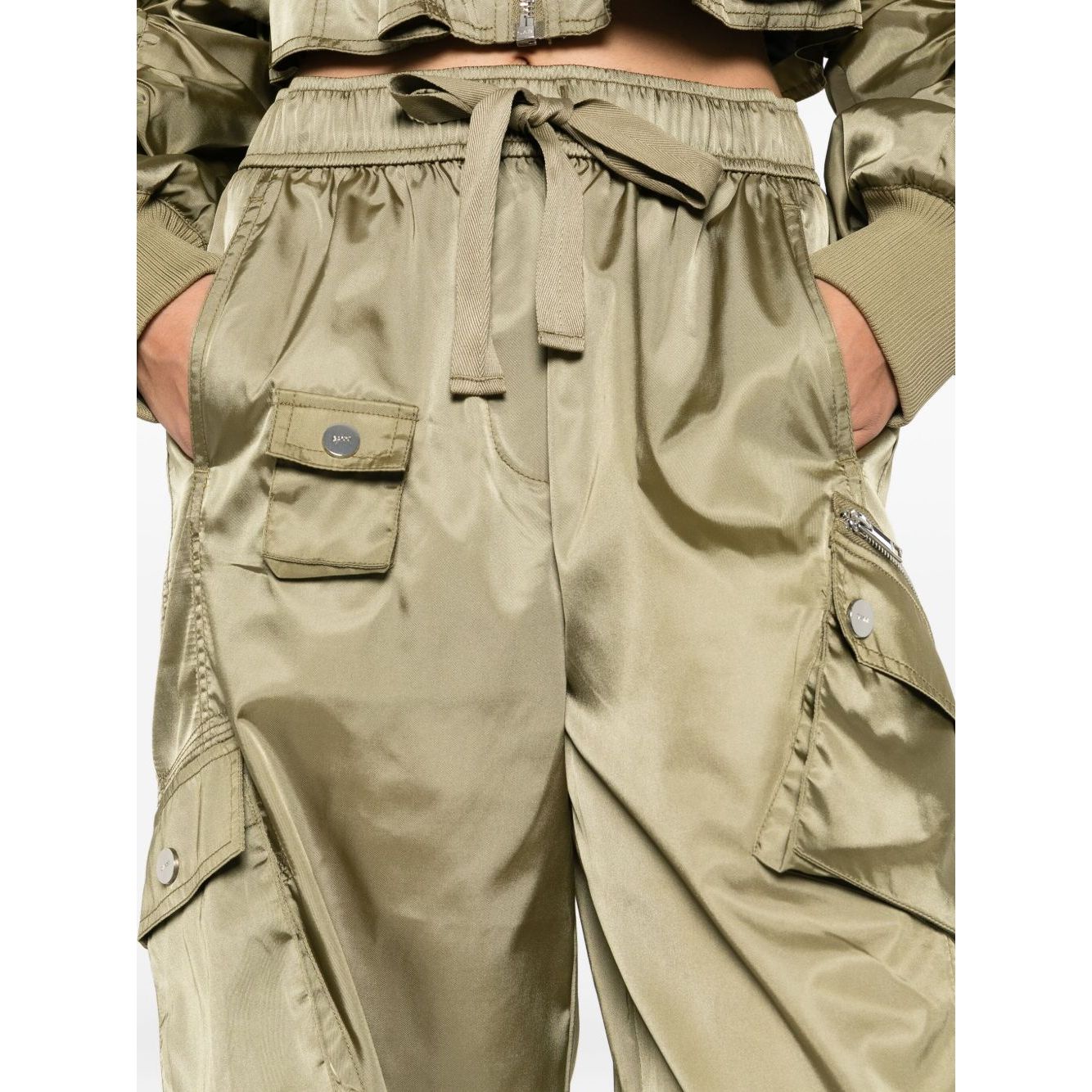 GANNI Trousers Green