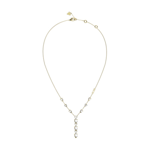 GUESS JEWELS JEWELRY Mod. JUBN04408JWYGT-U elegant necklace with gold chain and crystal accents