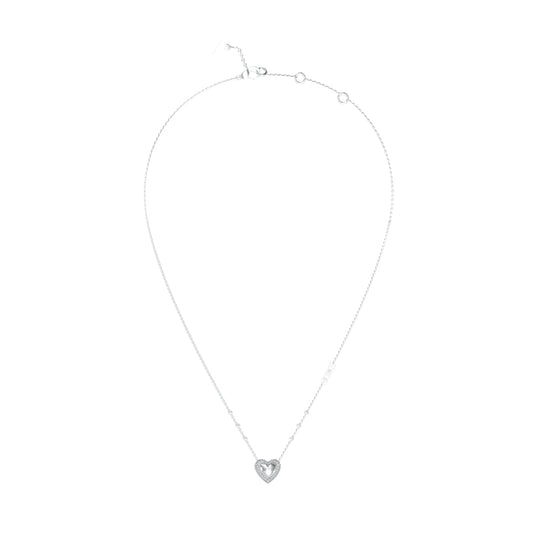 GUESS JEWELS JEWELRY Mod. JUBN05018JWRHT-U silver heart pendant necklace