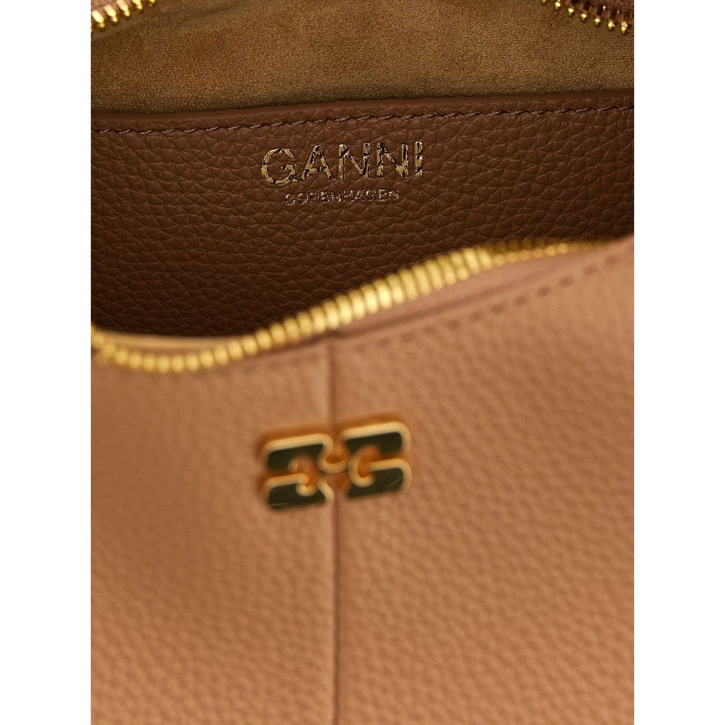 Ganni Beige Polyester Handbag