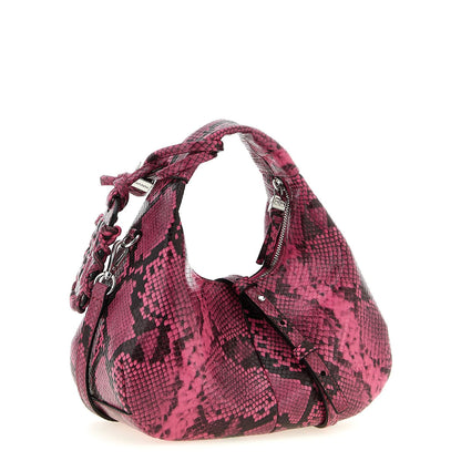 Ganni Fuchsia Recycled Polyester Handbag