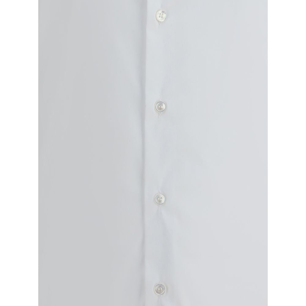Giorgio Armani White Cotton Dress Shirt