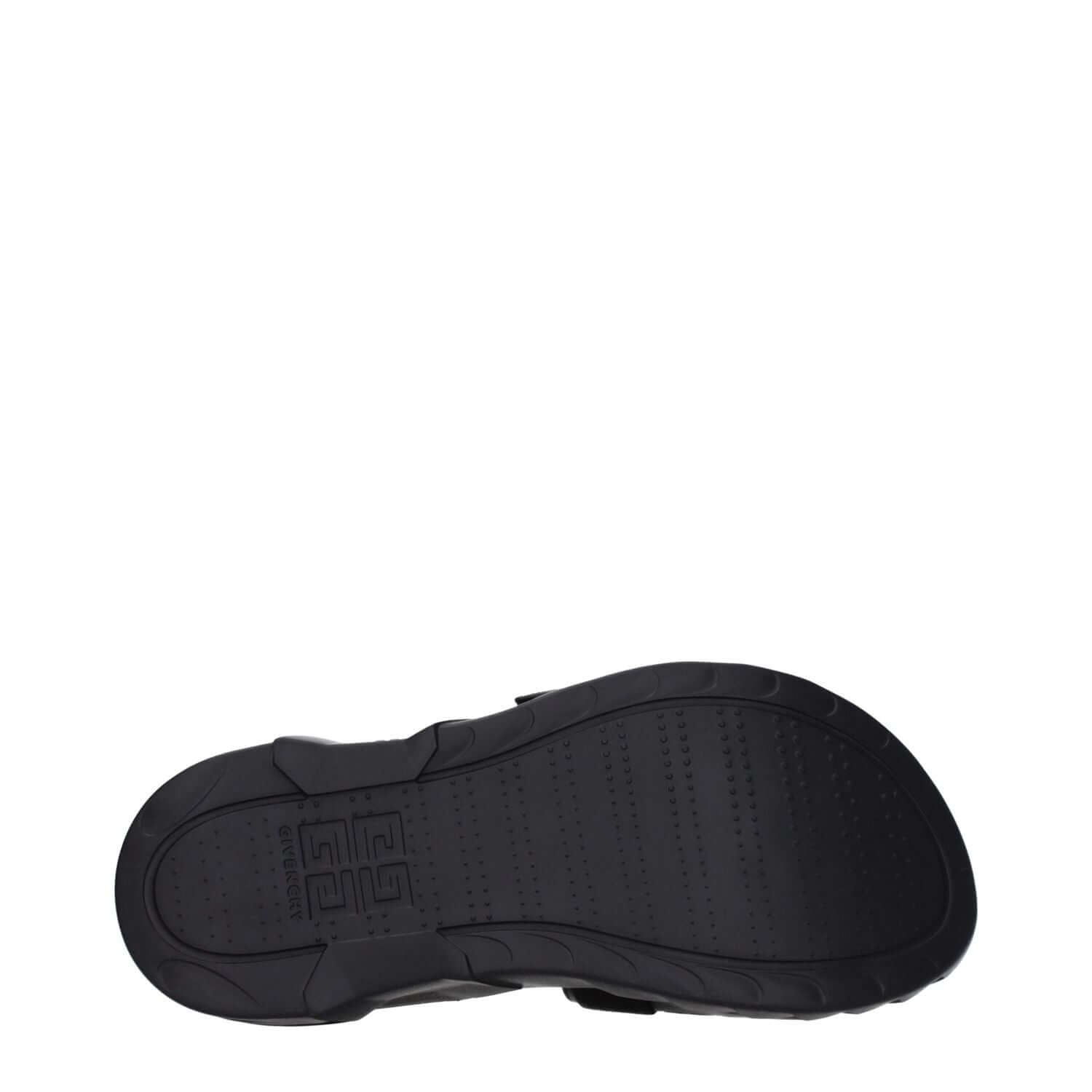 Givenchy Black Fabric Slippers