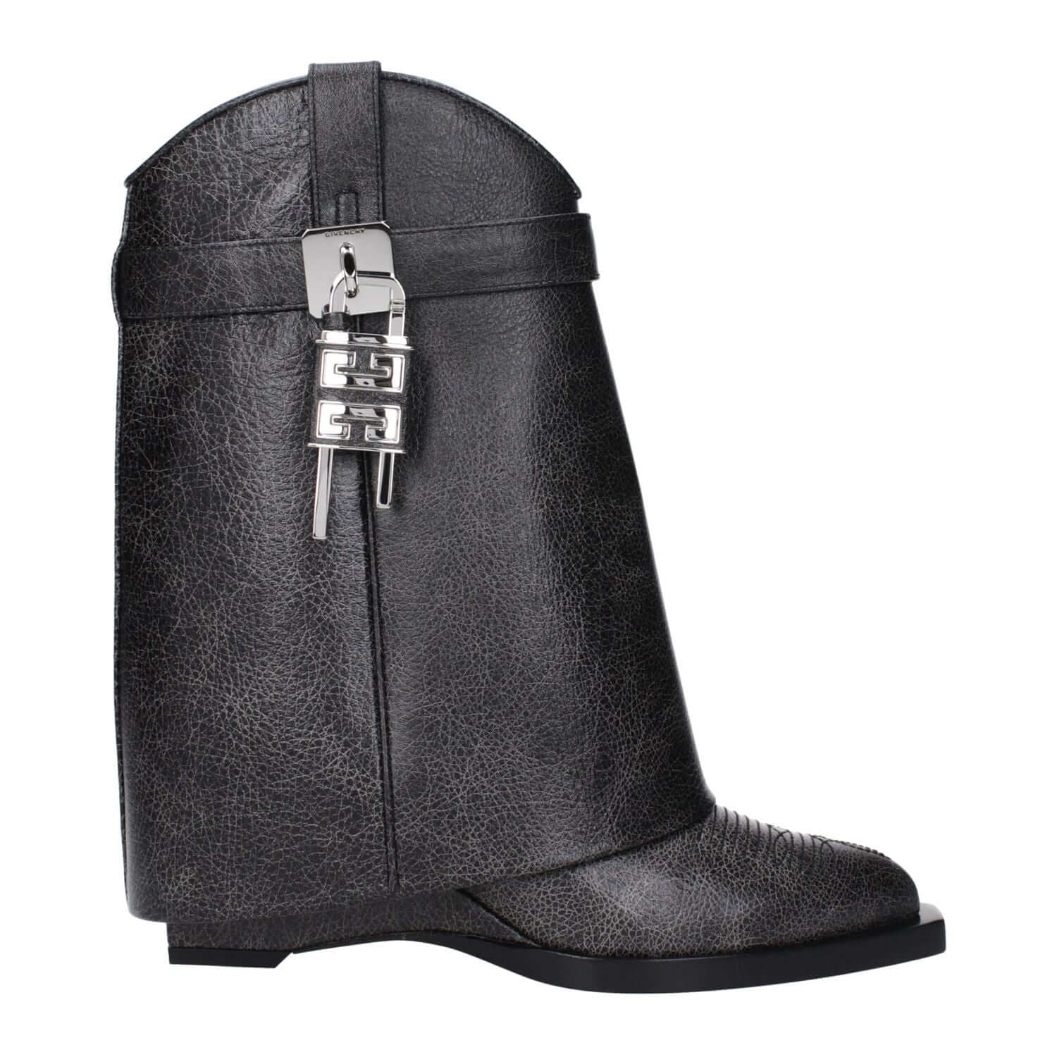Givenchy Black Leather Ankle Boots