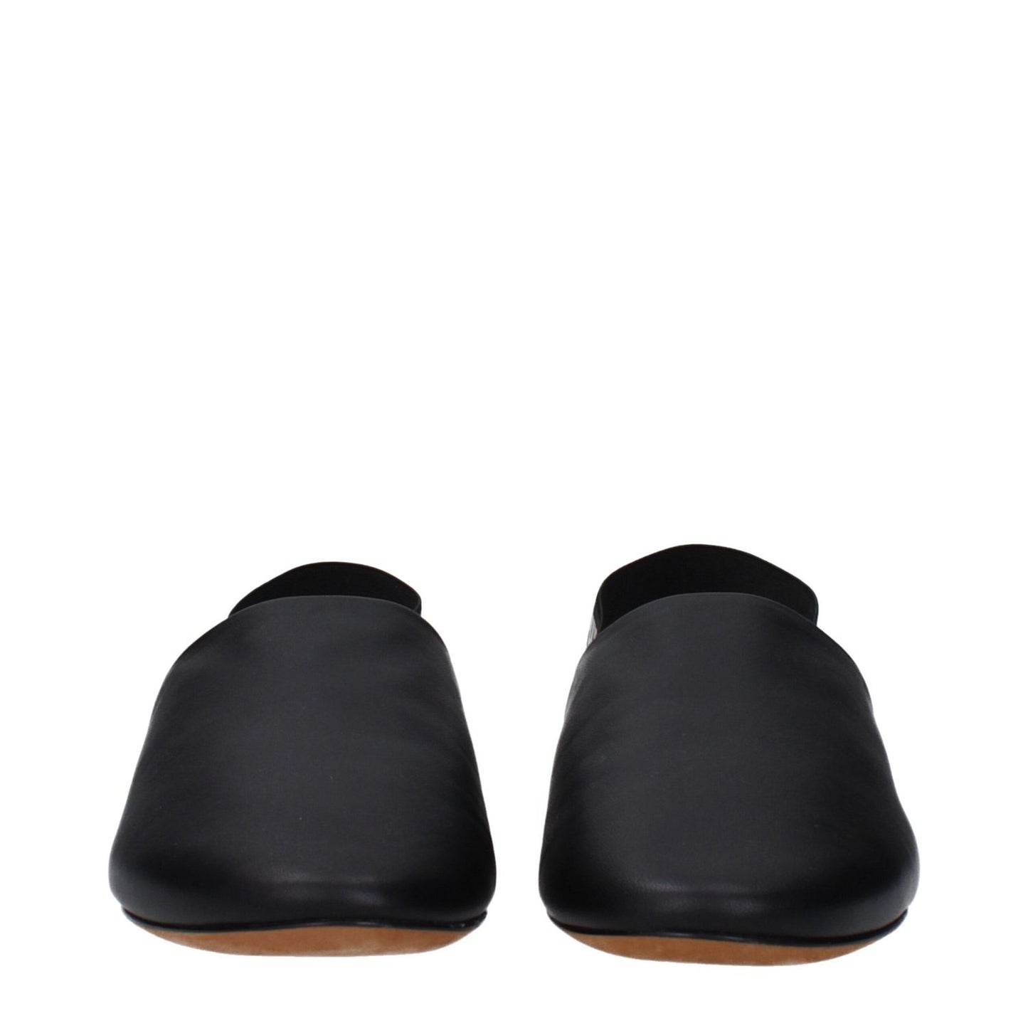 Givenchy Black Leather Slides